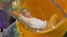 Toddler in Tears After Misunderstanding Slide Situation