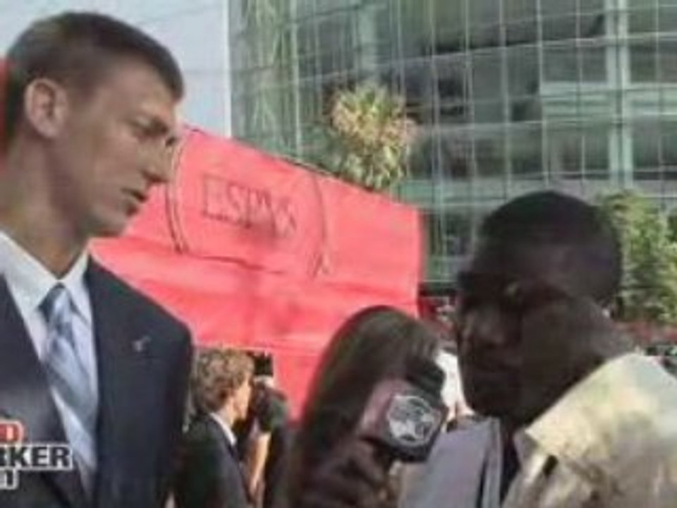 At the ESPYS with Tyler Hansbrough and Ovie Mughelli