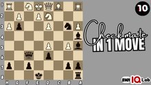 #ThinkAhead 🧠🔮 Can you checkmate in 1 move? (Part 1) (Black to play)♟️
