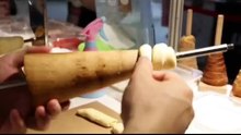 Commercial Chimney Cake Kurtos Kalacs Machine Ice Cream Doughnut Cone Machine