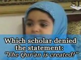 2 Year Old Girl Answering Questions About Islam!