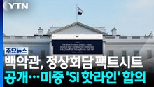 백악관, 정상회담 팩트시트 공개..."미중 'SI 핫라인' 합의" / YTN