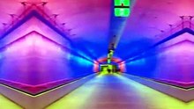 The tunnel at Martin Place Station in Sydney