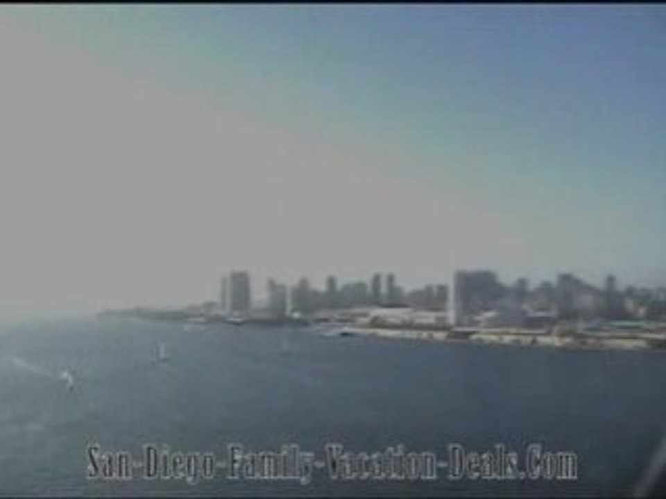 View from the Coronado Bridge in San Diego
