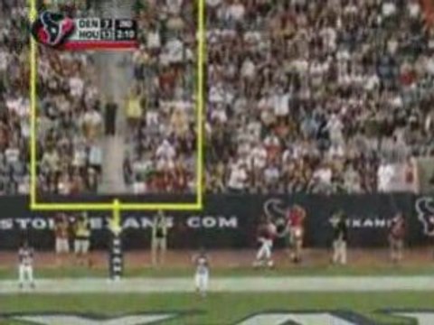 Denver Broncos at Houston Texans Preseason 2008 Highlights