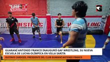 Guaraní Antonio Franco inauguró GAF Wrestling su nueva escuela de lucha olímpica en Villa Sarita