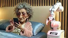 Granny staying up late watching her reels 🥰😂.