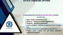 Thecourseresellers.com - Real Estate Investor Series – Real Estate Financing Options