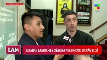 Esteban Lamothe anunció su casamiento con Débora Nishimoto tras dos años de relación