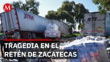 Investigan si falla mecánica, descuido o una acción intencional causó choque en retén de Zacatecas