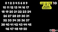 #OnlyTheSharpest ✋️😏 Can You Find The 4 Missing Numbers? 🔢
