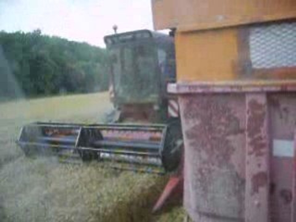 vidange de la tremie en marche