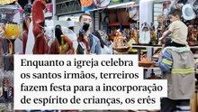 Festa de São Cosme e Damião resiste ao tempo e à moda de novos doces no Rio
