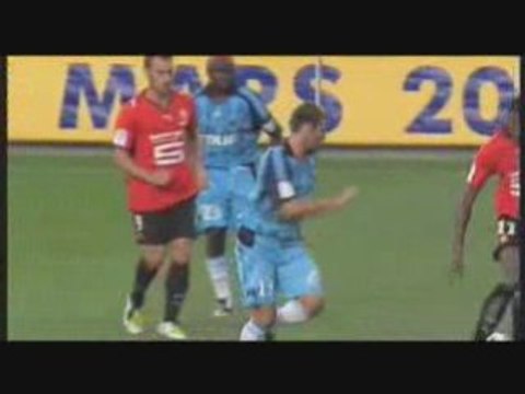 Thomert 1-0 Marseille vs Rennes L1 J1