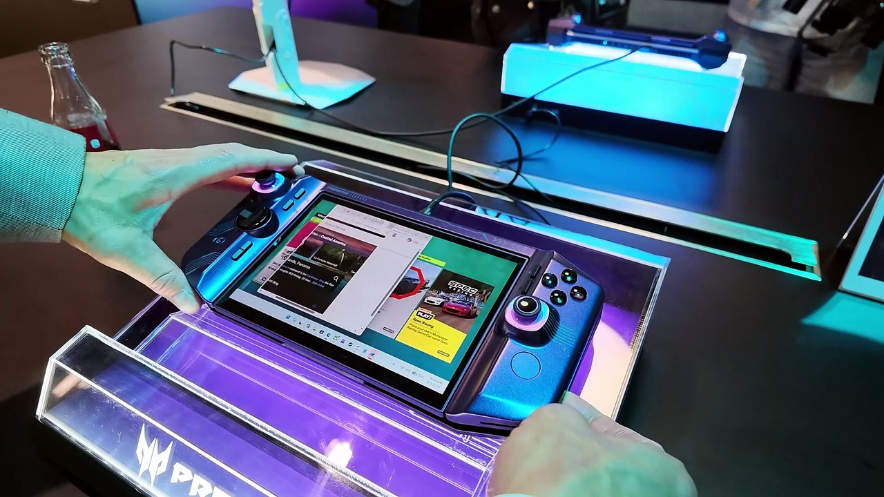 Wenn das gaming-handheld in sekunden zu einem laptop wird: so funktioniert acers project dualplay mini