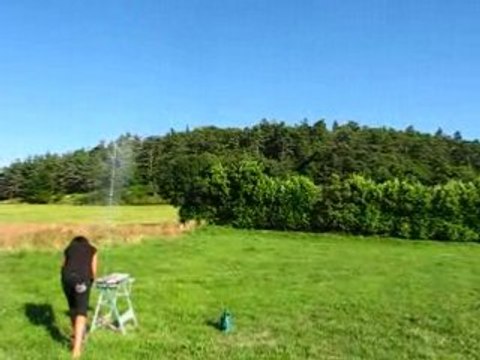 fusée à eau essai n°3