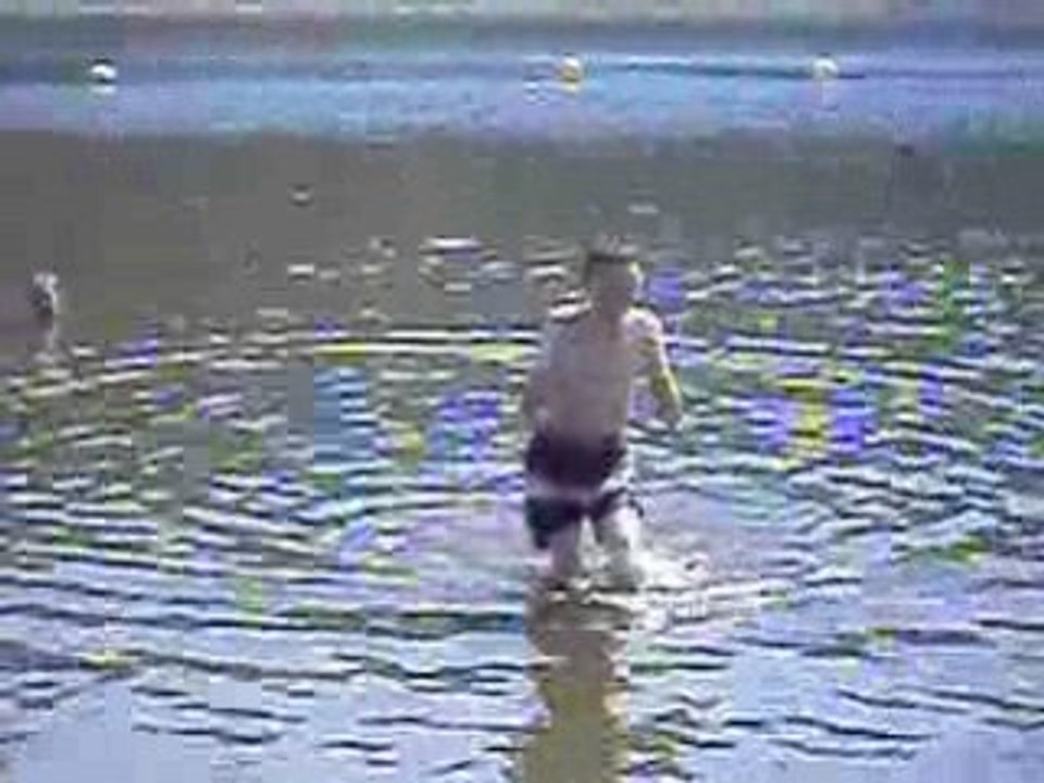 Baignade dans l'eau glaciale :)