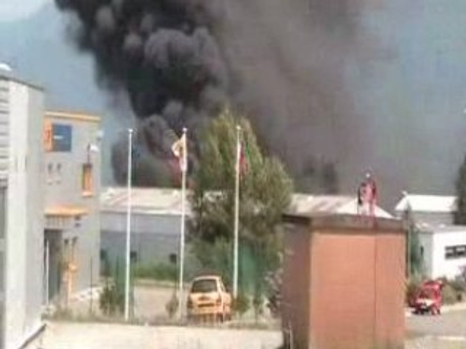 Violent incendie