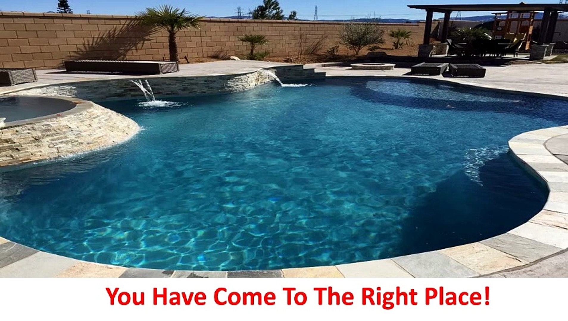 ⁣Exterior Designs Custom Landscape - Trusted Pool Spa Builders in Apple Valley, CA