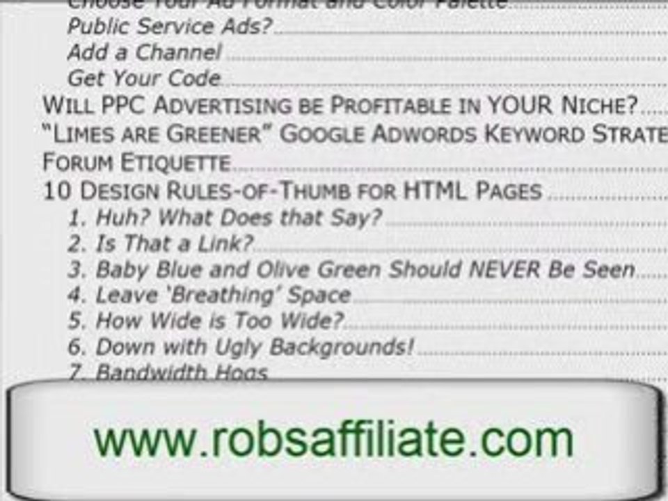 Affiliate Marketing Bible- Complete Training
