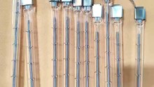 Factory high quality infrared heating lamp 420mm 220vac 1500w halogen bulb