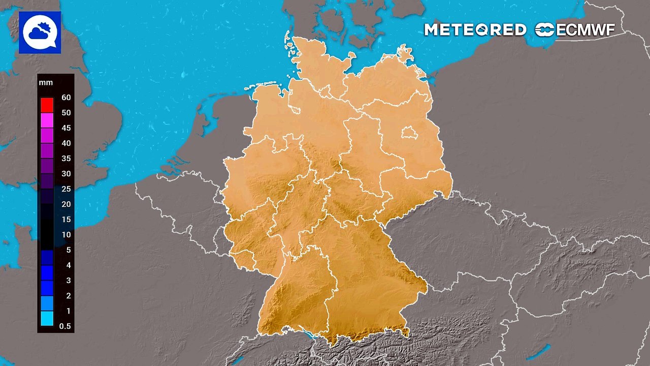 Viel regen im norden, doch der süden braucht dringend ebenfalls reichlich niederschlag