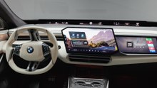 The new BMW iX5 60 xDrive Interior Design in Grey Pine metallic