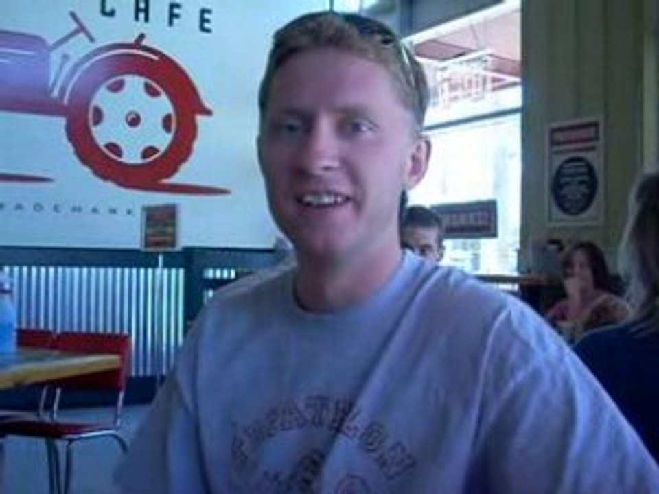 John showing off