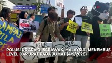 Aktivis Malaysia Demo di Depan KBRI Protes Kabut Asap hingga Karhutla