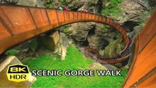 Liechtensteinklamm Gorge Walk in Austria – Scenic Alpine Waterfall Hike (8K)