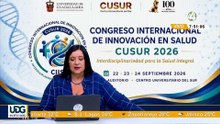 Alfonso Barajas Martínez habla sobre el Congreso Internacional de Salud en el CUSur