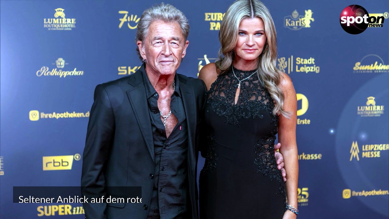 Peter Maffay mit Ehefrau Hendrikje auf dem roten Teppich