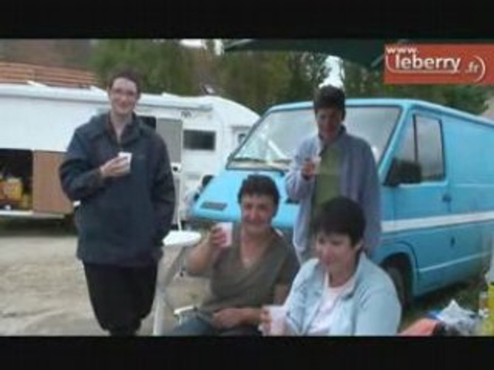 Manifestation des salariés de Doux  sur le Tour de France