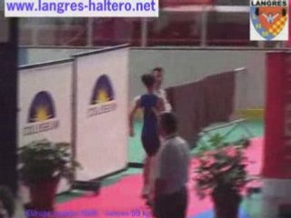 chpt d'Europe cadet  d'halterophilie w58 arr