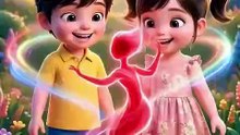 🌈 RED vs ORANGE DANCE BATTLE! 🕺 Kids Can’t Stop Singing! | LR #nurseryrhymes