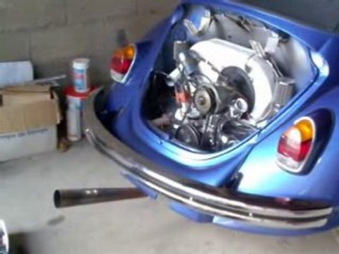 Essai de démarrage cox avec flamme au carbu