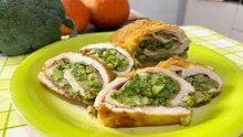Rollo de pollo relleno, ¡te va a encantar!