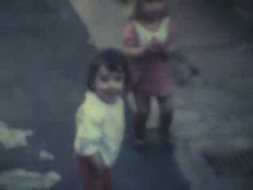 Melanie (4) Frühjahr 1979 mit Nico