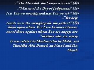 Hadith Qudsi Series-2