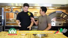 Víctor y Emilio se fueron a preparar ricas pizzas