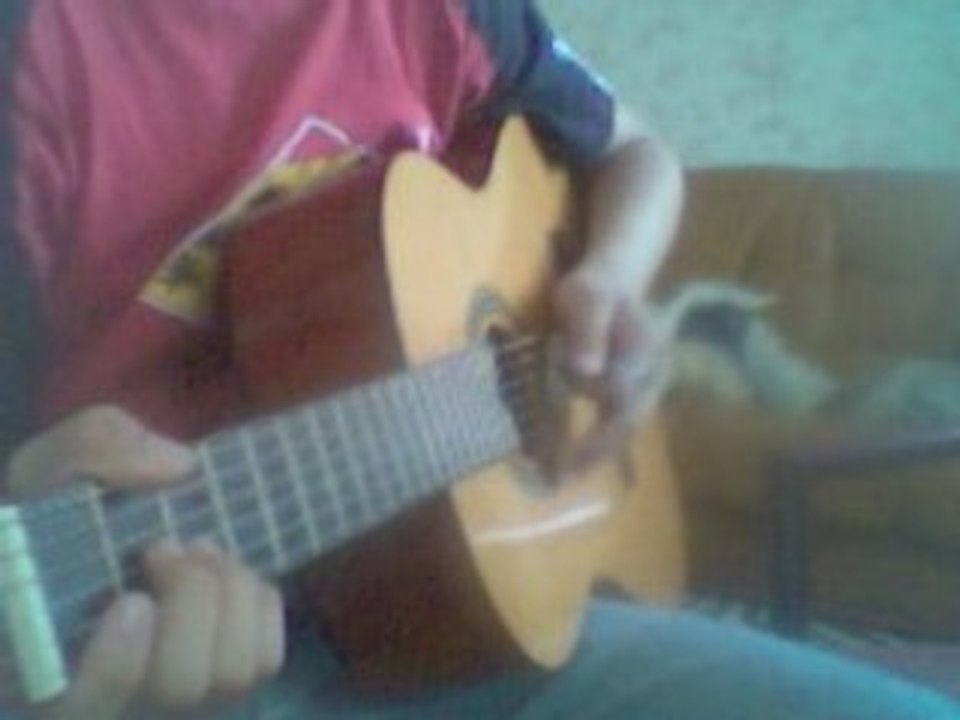 Belle de moiselle Christophe Mae guitar cover