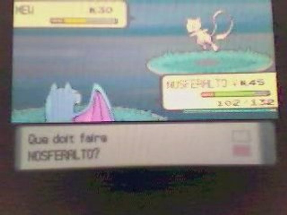 mew dans pokémon perle - diamant - platine
