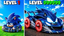Upgrading Sonic Lobo's Car from Level 1 to 1,000,000 in GTA 5! (Sonic Movie Mod)