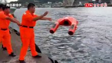 宜蘭外澳遊客漂流110公尺 救援神器遙控式動力救生圈1分鐘救回