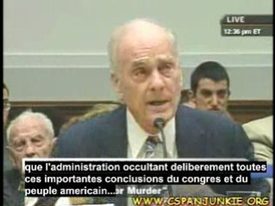 G.W.BUSH  accusé de meurtre...