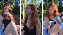 Isabella Maia verbringt eine Nacht im Wald und teilt ihr Solo-Camping-Erlebnis