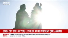 À Lyon, sur les trois mois d'été, le soleil a été présent pendant 990 heures
