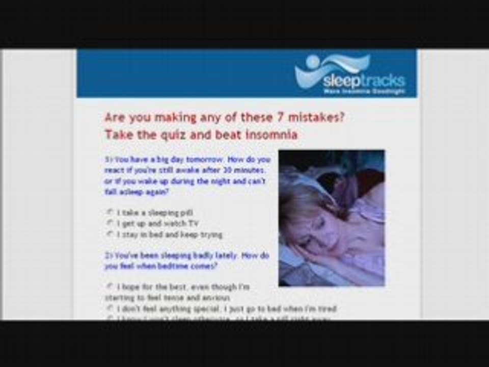 Cure Insomnia with SleepTracks Program - Fast, Easy and ...