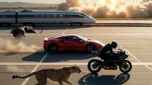 Су-57 против Феррари и Гепарда: Самая Эпичная Гонка в Мире! ✈️🏎️