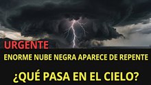 Urgente: extraña nube negra aparece de la nada... ¡No vas a creer lo que hacen!